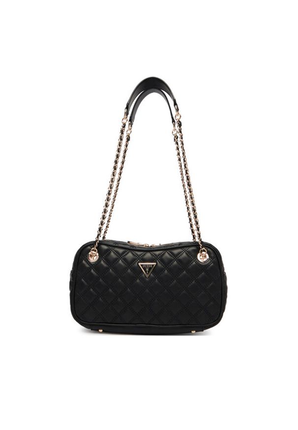 Guess Torebka Giully II HWQG96 73090 Czarny. Kolor: czarny. Materiał: skórzane