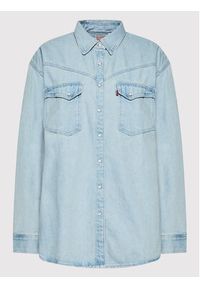 Levi's® Koszula jeansowa Dorsey Western A3364-0001 Niebieski Oversize. Kolor: niebieski. Materiał: bawełna, jeans