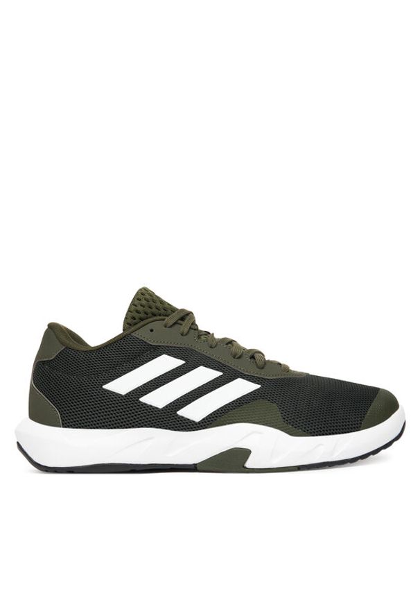 Adidas - adidas Buty na siłownię Amplimove VERSATILE Trainer JS3180 Khaki. Kolor: brązowy. Materiał: materiał. Sport: fitness