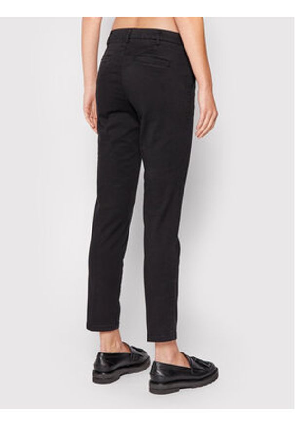 United Colors of Benetton - United Colors Of Benetton Spodnie materiałowe 4GD7558S3 Czarny Slim Fit. Kolor: czarny. Materiał: bawełna, materiał