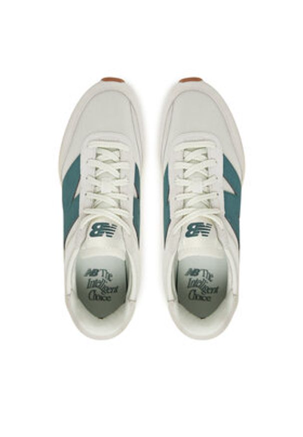 New Balance Sneakersy U370CC Beżowy. Kolor: beżowy. Materiał: skóra, zamsz