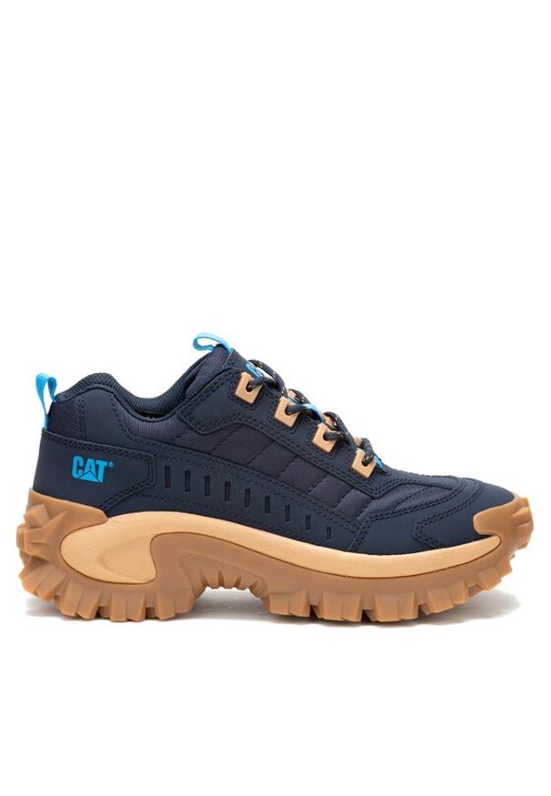 CATerpillar Sneakersy Intruder P111514 Granatowy. Kolor: niebieski. Materiał: materiał