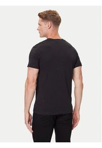 Versace Jeans Couture T-Shirt 79GAHE02 CJ00E Czarny Regular Fit. Kolor: czarny. Materiał: bawełna #4