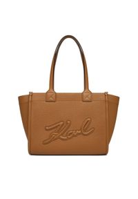 Karl Lagerfeld - KARL LAGERFELD Torebka A4W30258 Brązowy. Kolor: brązowy. Materiał: skórzane