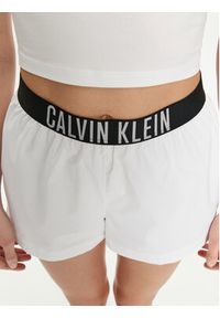 Calvin Klein Swimwear Szorty sportowe KW0KW02482 Biały Regular Fit. Kolor: biały. Materiał: syntetyk