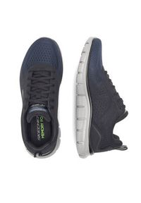 skechers - Skechers Sneakersy TRACK RIPKENT 232399 NVBK Granatowy. Kolor: niebieski. Materiał: materiał
