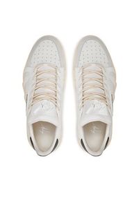 Giuseppe Zanotti Sneakersy RU30000 Écru. Materiał: skóra #6