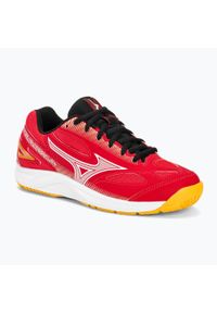 Buty do piłki ręcznej dziecięce Mizuno Stealth Star 2 Jr. Kolor: czerwony. Sport: piłka ręczna #1