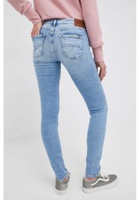 Tommy Jeans jeansy SCARLETT BF1232 damskie high waist. Stan: podwyższony. Kolor: niebieski #4