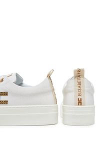 Elisabetta Franchi Sneakersy F4-A9E-0241 S Biały. Kolor: biały. Materiał: materiał #4