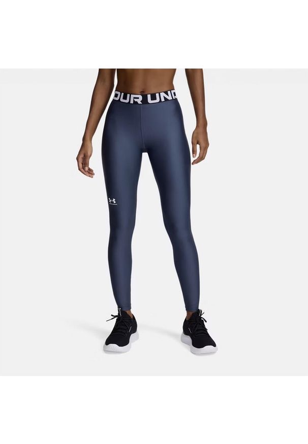 Legginsy treningowe damskie Under Armour HeatGear. Kolor: niebieski. Sport: fitness