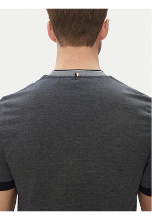 BOSS T-Shirt H-Tessler 145 50536847 Granatowy Slim Fit. Kolor: niebieski. Materiał: bawełna