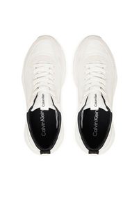 Calvin Klein Sneakersy Hike Runner Mg Nylon Mix YW0YW02075 Biały. Kolor: biały. Materiał: skóra #2