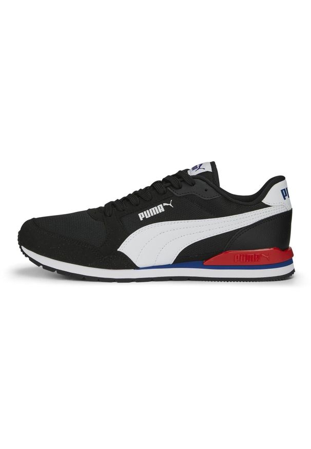 Buty do chodzenia męskie Puma ST Runner V3 Mesh M. Zapięcie: sznurówki. Kolor: wielokolorowy, biały, czerwony, czarny. Materiał: mesh. Szerokość cholewki: normalna. Sport: turystyka piesza