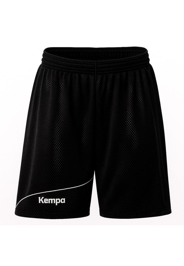KEMPA - Spodenki dziecięce dwustronne Kempa Player. Kolor: czarny, wielokolorowy, biały. Styl: sportowy. Sport: koszykówka