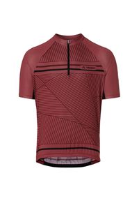 Vaude - Koszulka z zamkiem błyskawicznym 1/2 VAUDE Posta LE II. Kolor: czerwony, wielokolorowy, różowy. Sport: kolarstwo #1