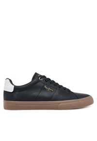 Pepe Jeans Tenisówki Kenton Base PMS300003 Czarny. Kolor: czarny. Materiał: skóra