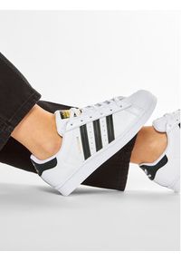Adidas - adidas Sneakersy Superstar J FU7712 Biały. Kolor: biały. Materiał: skóra. Model: Adidas Superstar #5