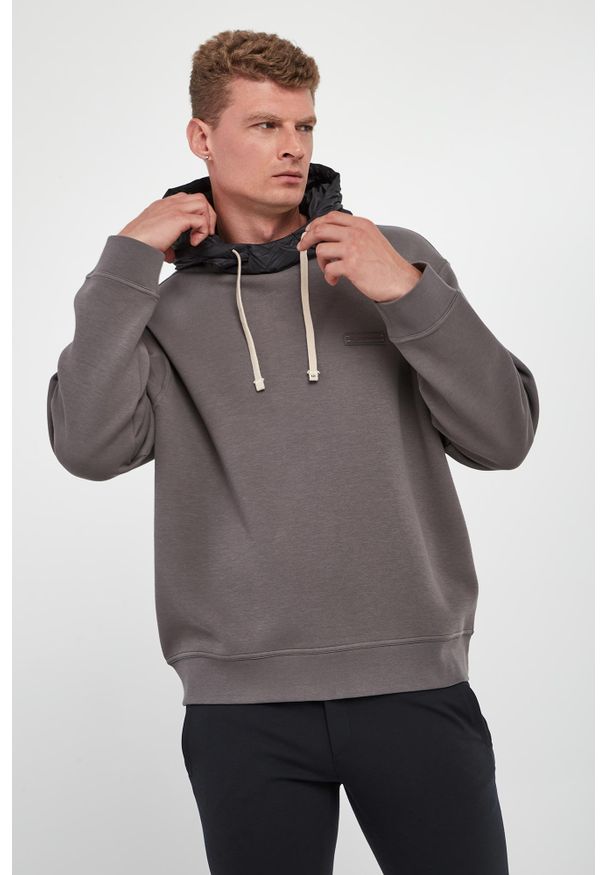 Armani Exchange - Bluza męska z kapturem ARMANI EXCHANGE. Typ kołnierza: kaptur