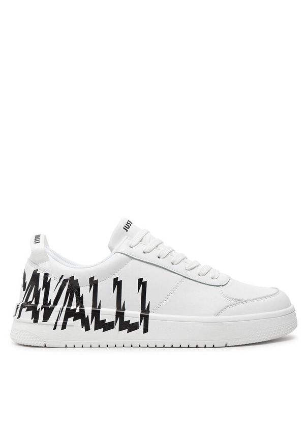 Sneakersy Just Cavalli. Kolor: biały