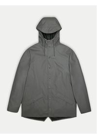Rains Kurtka przeciwdeszczowa Jacket W3 12010 Szary Regular Fit. Kolor: szary. Materiał: syntetyk #5