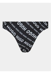 Hugo Dół od bikini Swirly Classic 50502845 Czarny. Kolor: czarny. Materiał: syntetyk