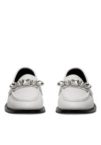 Eva Minge Loafersy WGA3289-1Z Biały. Kolor: biały. Materiał: skóra #4
