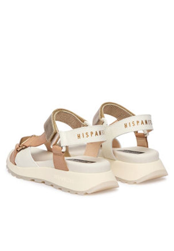 Hispanitas Sandały CHV264807 C001 Beżowy. Kolor: beżowy. Materiał: skóra