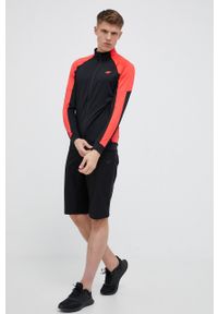 4f - 4F bluza treningowa kolor czerwony wzorzysta. Kolor: czerwony. Materiał: materiał. Długość rękawa: raglanowy rękaw #3