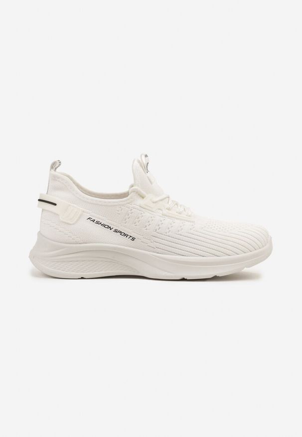 Renee - Białe Siateczkowe Buty Sportowe Sneakersy Ulinoria. Okazja: na co dzień. Kolor: biały