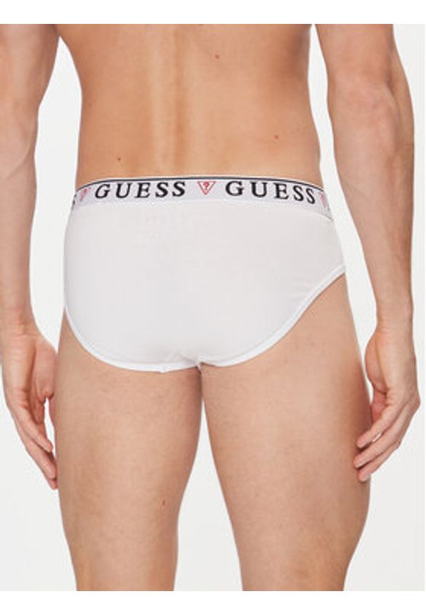 Guess Komplet 3 par slipów U97G00 KCD31 Biały. Kolor: biały. Materiał: bawełna