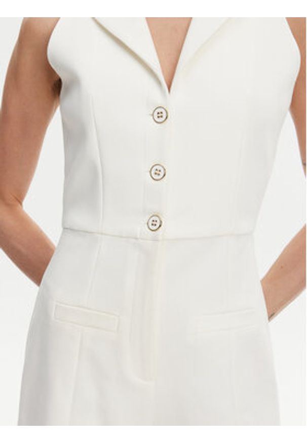 Morgan Kombinezon 241-SHIWI.F Biały Regular Fit. Kolor: biały. Materiał: bawełna, syntetyk