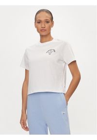Tommy Jeans T-Shirt Retro DW0DW17831 Biały Boxy Fit. Kolor: biały. Materiał: bawełna. Styl: retro