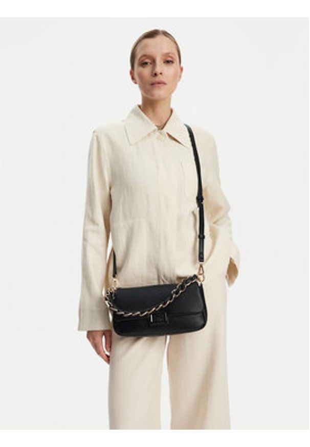 Marella Torebka Emily 2513511046200 Czarny. Kolor: czarny. Materiał: skórzane
