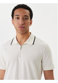 Calvin Klein Polo LV04LF214G Écru Regular Fit. Typ kołnierza: polo. Materiał: bawełna #5