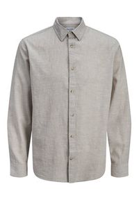 Jack & Jones Koszula Summer 12289174 Beżowy Regular Fit. Kolor: beżowy. Materiał: bawełna #2