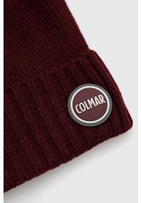 Colmar czapka kolor bordowy. Kolor: czerwony. Materiał: materiał #3