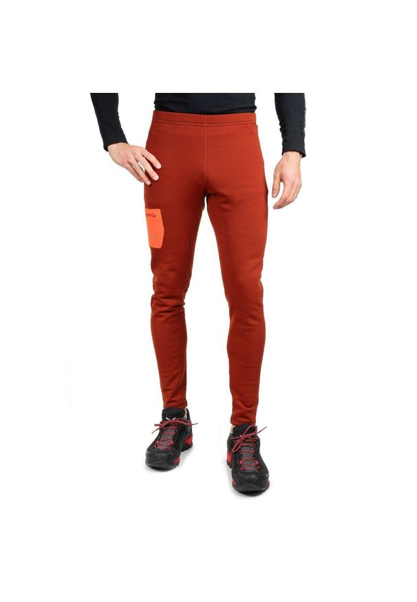 Leginsy trekkingowe męskie Arc'teryx Rho Heavyweight Bottom. Kolor: brązowy