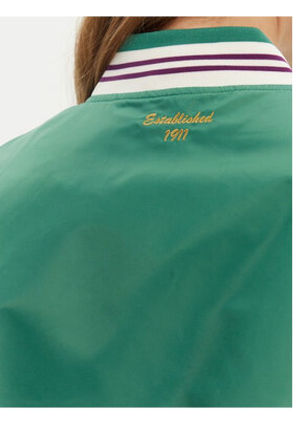 Fila Kurtka bomber Leme FAW0999 Zielony Oversize. Kolor: zielony. Materiał: syntetyk