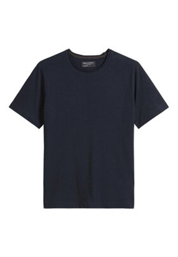 Marc O'Polo T-Shirt 536 2176 51270 Granatowy Regular Fit. Typ kołnierza: polo. Kolor: niebieski. Materiał: bawełna