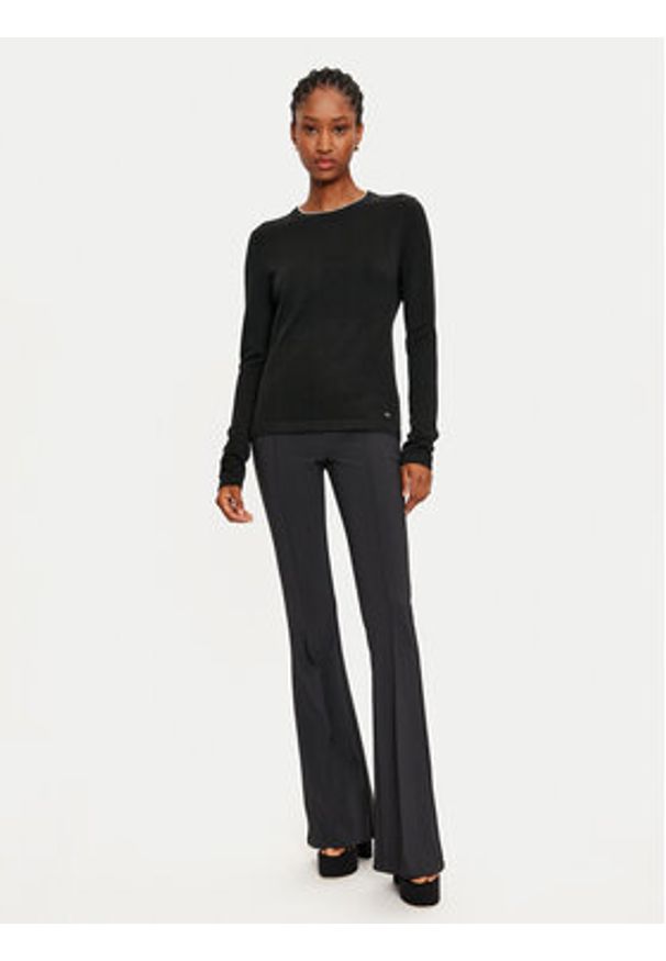 Marciano Guess Sweter 4BGR10 5838Z Czarny Regular Fit. Kolor: czarny. Materiał: syntetyk