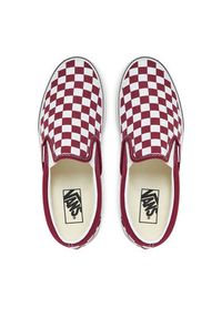 Vans Tenisówki Classic Slip-On VN000D5PZCF1 Bordowy. Zapięcie: bez zapięcia. Kolor: czerwony. Materiał: materiał #2