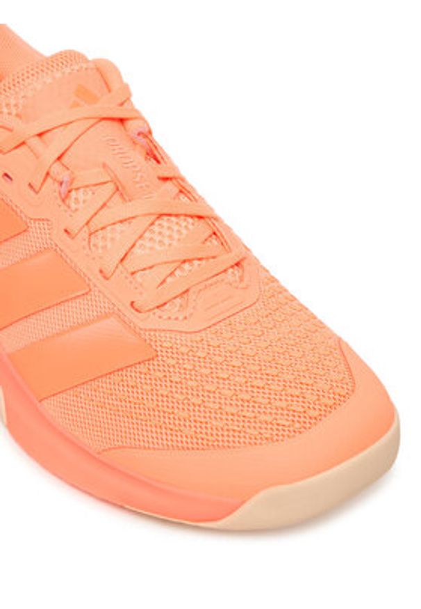 Adidas - adidas Buty na siłownię Dropset 4 JR4665 Pomarańczowy. Kolor: pomarańczowy. Materiał: materiał. Sport: fitness