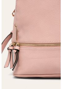 ANSWEAR - Answear - Plecak. Kolor: różowy. Materiał: materiał, skóra ekologiczna. Wzór: gładki #4