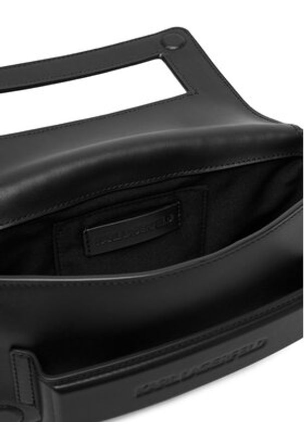 Karl Lagerfeld - KARL LAGERFELD Torebka A4W30083 Czarny. Kolor: czarny. Materiał: skórzane