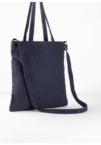 Torba shopper bonprix indygo. Kolor: niebieski. Styl: elegancki #4