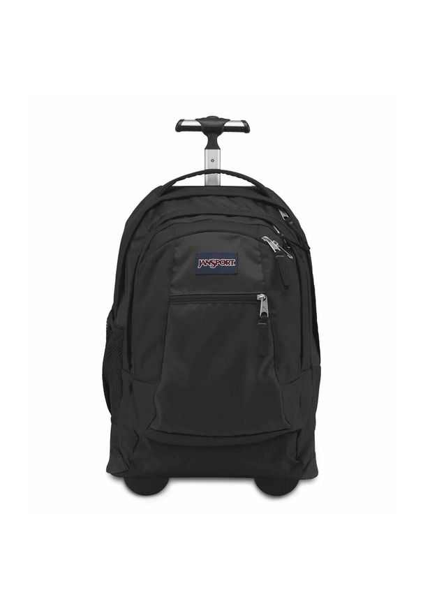 JanSport - Plecak Vans Driver 8 z kółkami i przegrodą na laptop. Kolor: czarny. Materiał: poliester