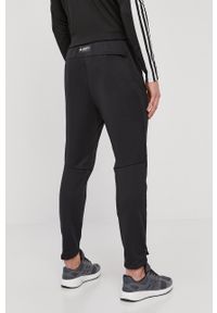 adidas Performance Spodnie GM0621 męskie kolor czarny gładkie. Okazja: na co dzień. Kolor: czarny. Materiał: dzianina. Wzór: gładki. Styl: casual #4