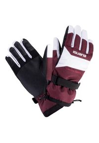 Damskie rękawice narciarskie Iguana Alessia. Kolor: czerwony, wielokolorowy, biały. Sezon: zima. Sport: narciarstwo #1
