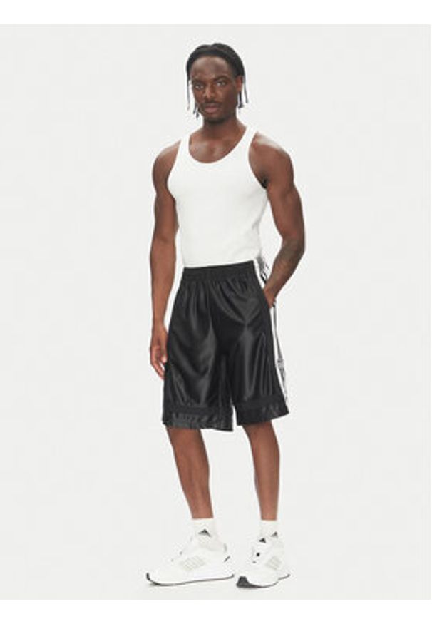 Adidas - adidas Szorty sportowe Adibreak JM6689 Czarny Loose Fit. Kolor: czarny. Materiał: syntetyk. Styl: sportowy